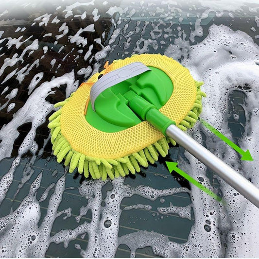 Tidy Monster Microfiber Car Wash Brush Mop Kit with long handle 2 in 1 microfibers mop